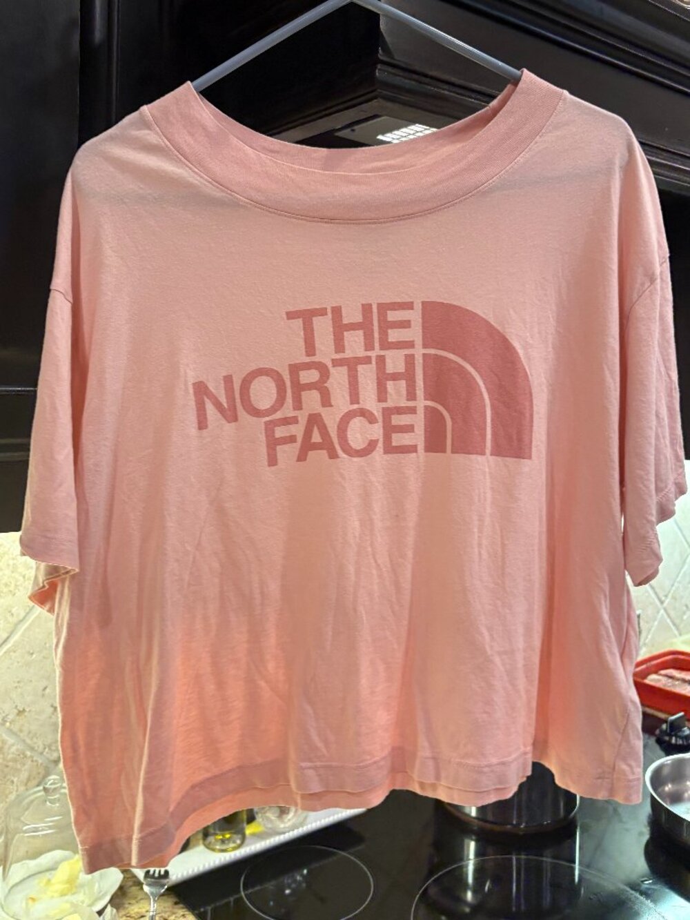 Pink North Face Shirt